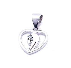 Srebrna zawieszka Matka Boska serce pr 0,925