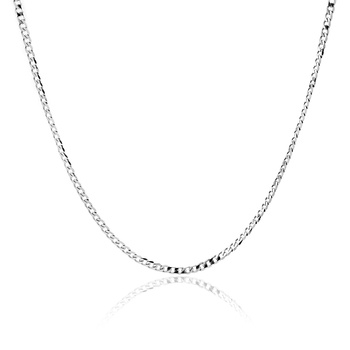 Srebrny naszyjnik pancerka do zawieszki 45cm