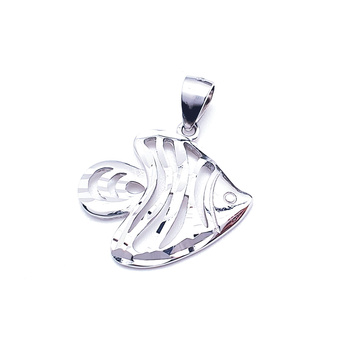 Srebrna zawieszka ażurowa rybka pr 0,925