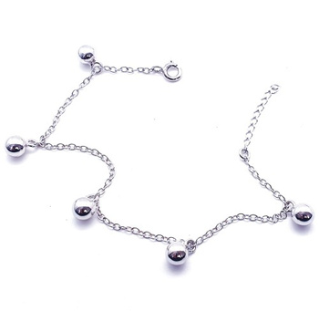 Srebrna bransoletka kuleczki pr 0,925