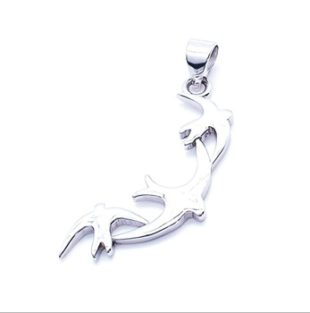 Srebrna zawieszka trzy w locie pr 0,925 jaskółki