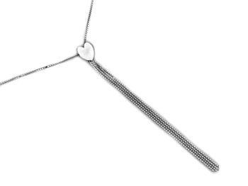 Srebrny naszyjnik serce pr 0,925