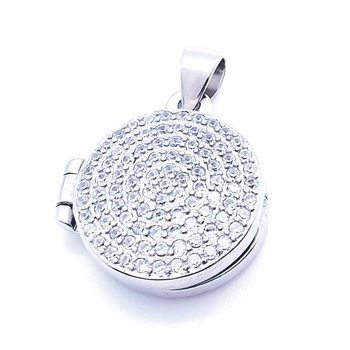 Srebrna zawieszka puzderko koło pr 0,925