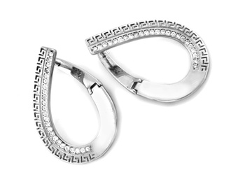 Srebrne kolczyki kropelki łezki pr.0,925