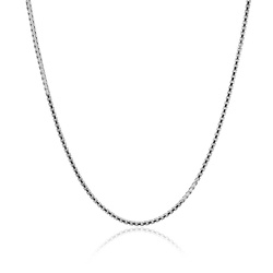 Srebrny naszyjnik veneziana - wyrazisty